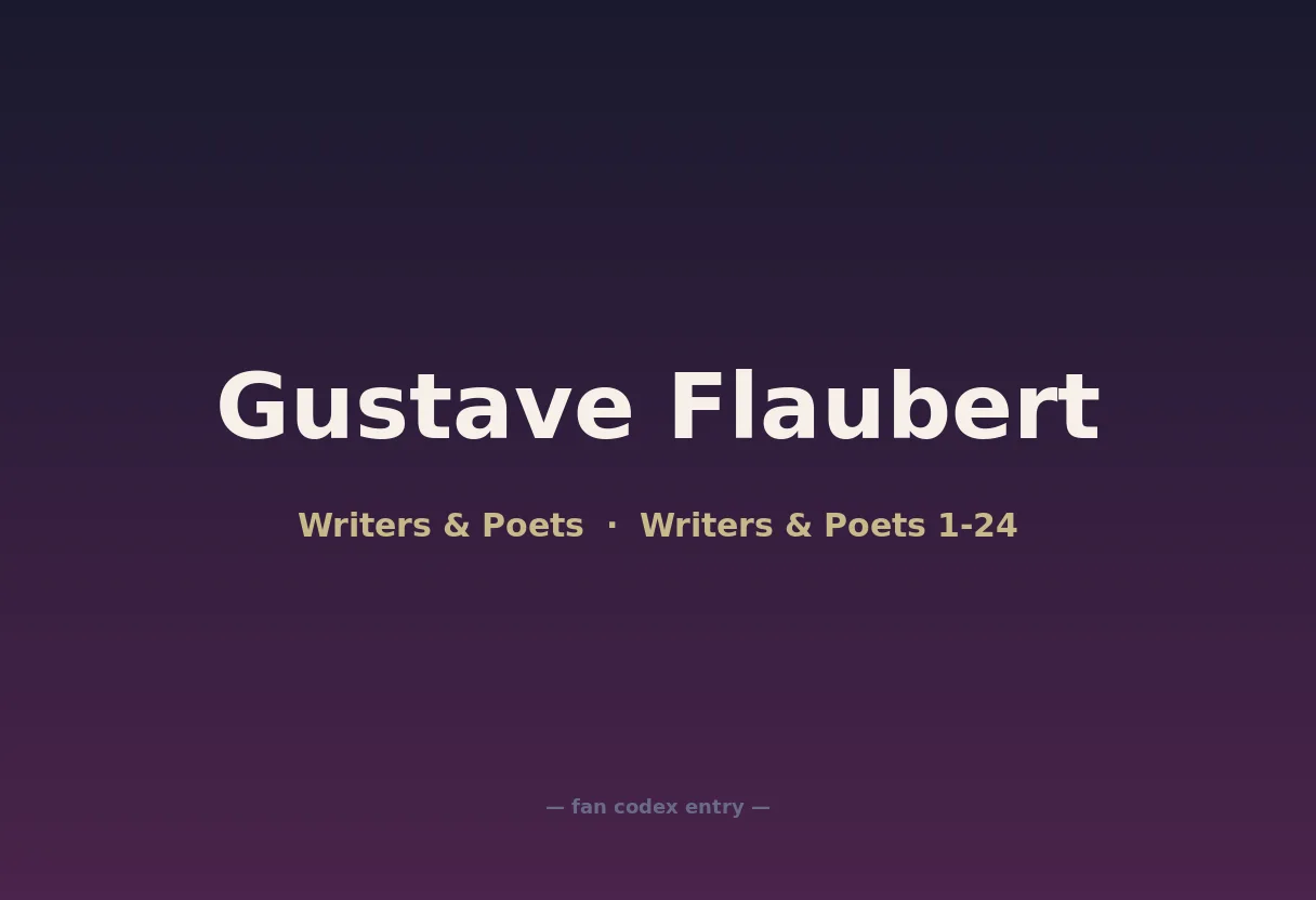 Gustave Flaubert
