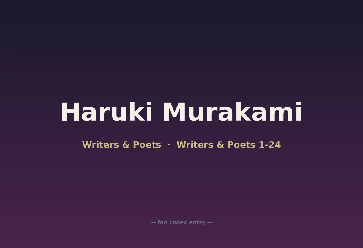 Haruki Murakami