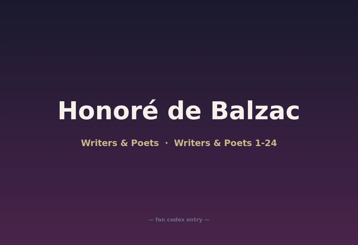 Honoré de Balzac