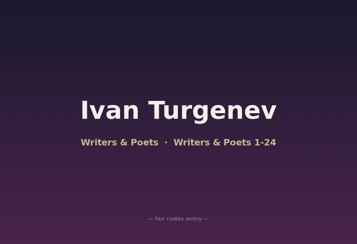 Ivan Turgenev
