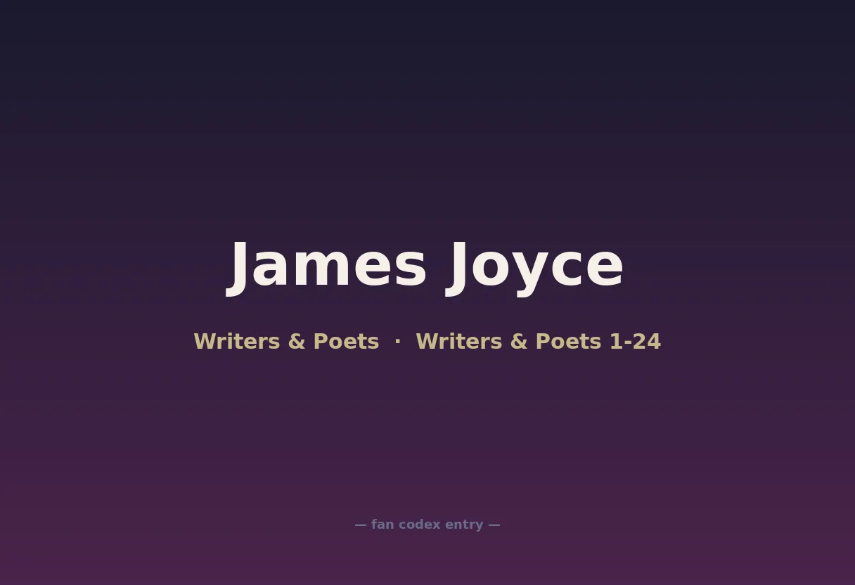 James Joyce