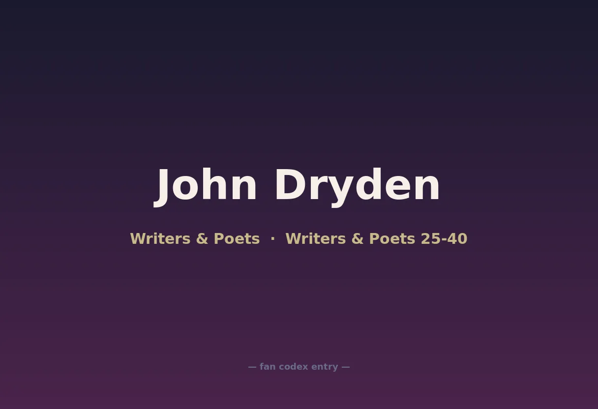 John Dryden