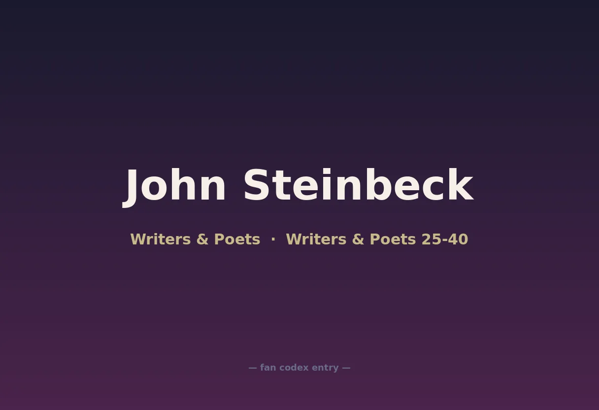 John Steinbeck