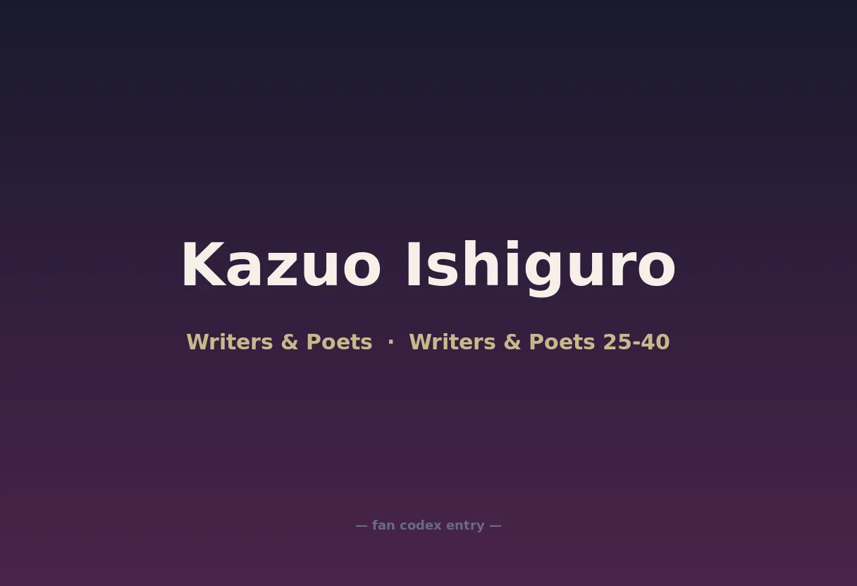Kazuo Ishiguro